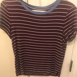 American eagle cropped tee
